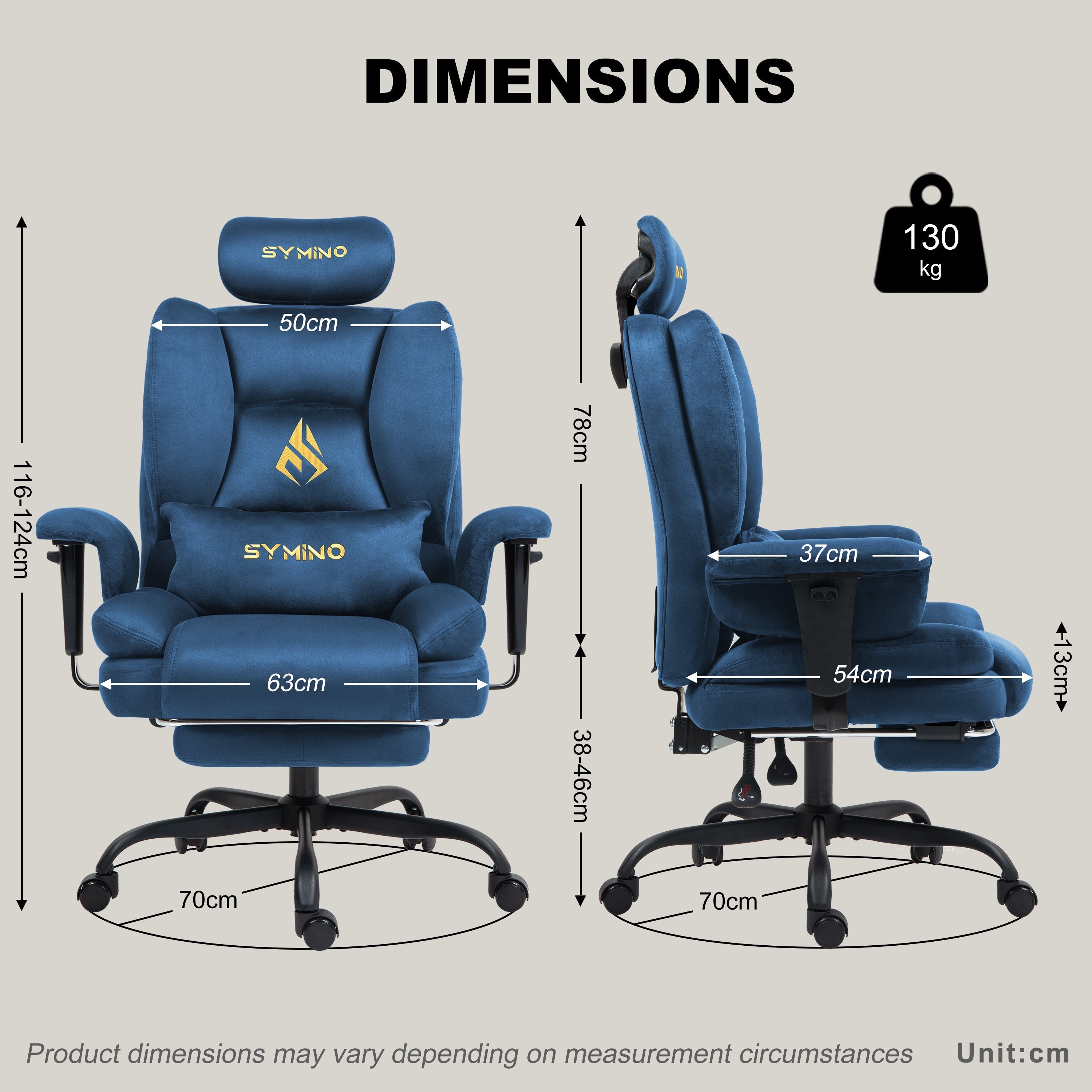Symino Chaise Gaming Ergonomique